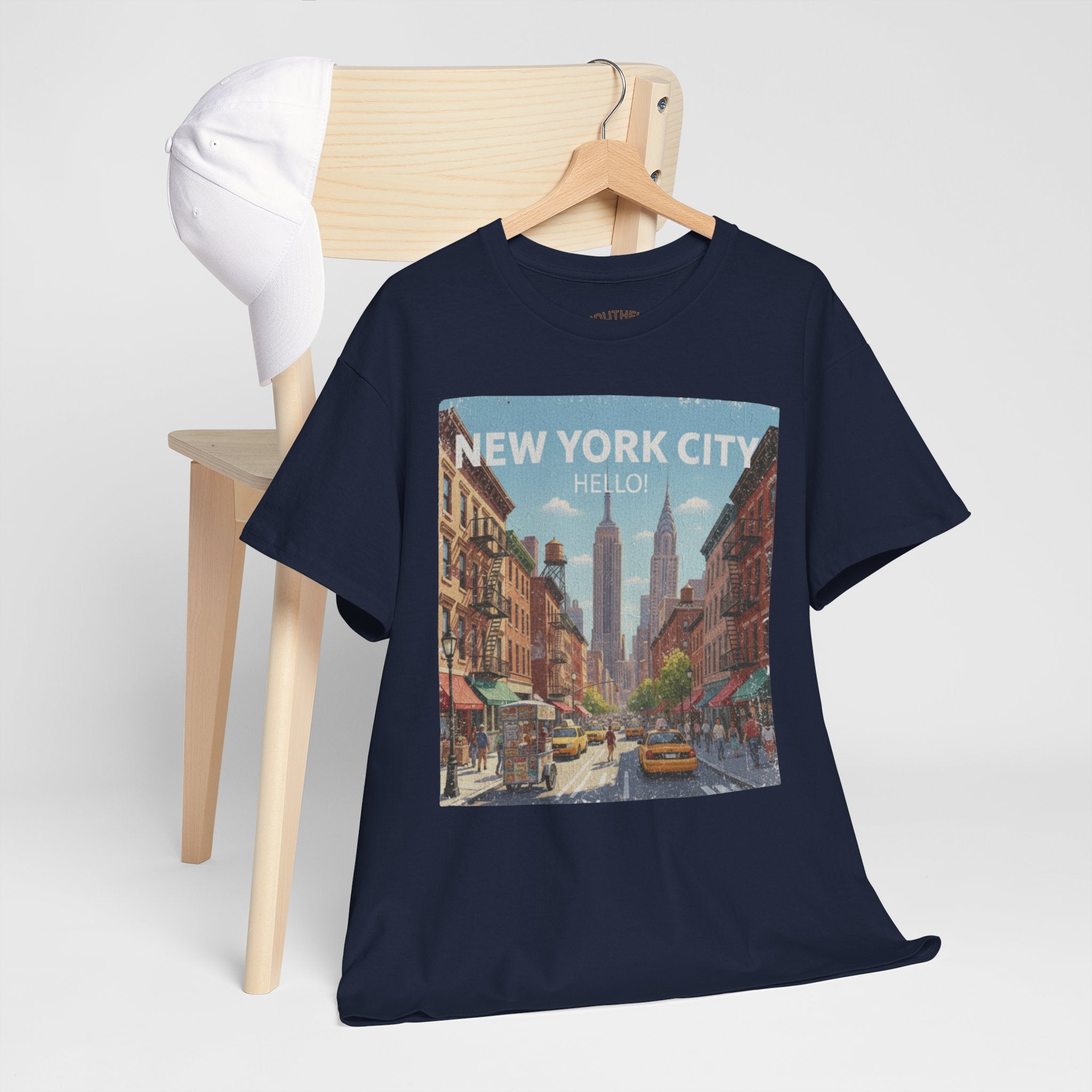 New York City Retro Street Tee — NYC Vintage Skyline Graphic T-Shirt