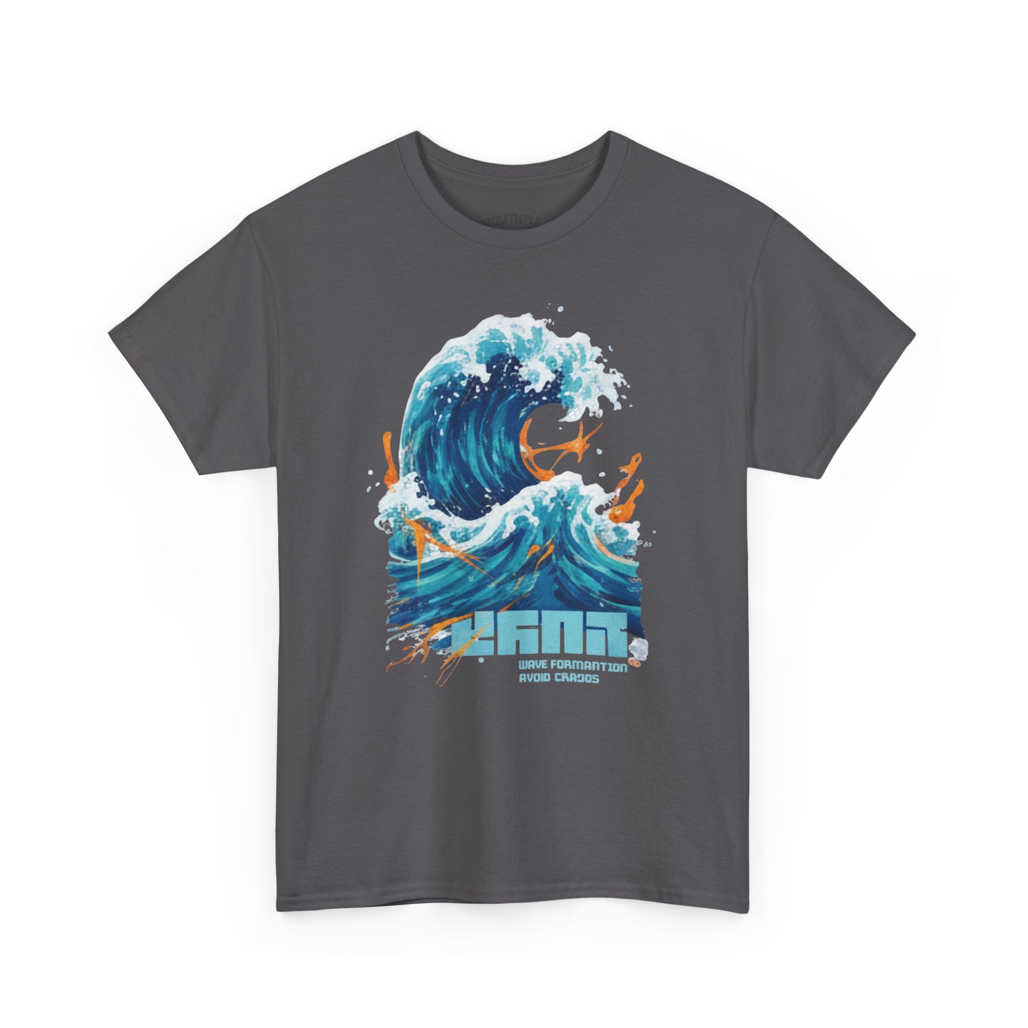 Wave Surf Graphic Tee — Ocean Wave Art T-Shirt